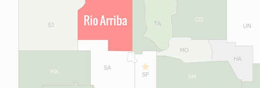 Rio Arriba County Map