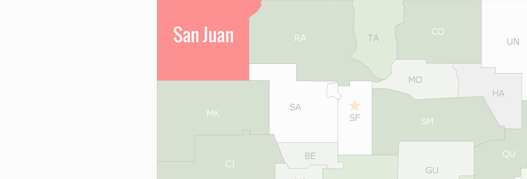 San Juan County Map