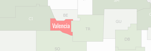 Valencia County Map